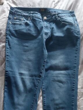 Dkin Women’s Blue Stretch Denim Jeans